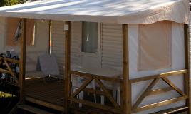 mobil home du camping Les Oyats