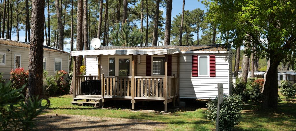 Mobil home au camping Les Dunes de Contis