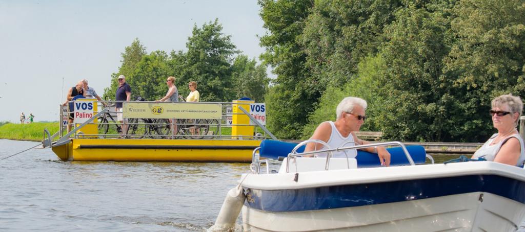 Balade en bateau au camping de Meerwijck